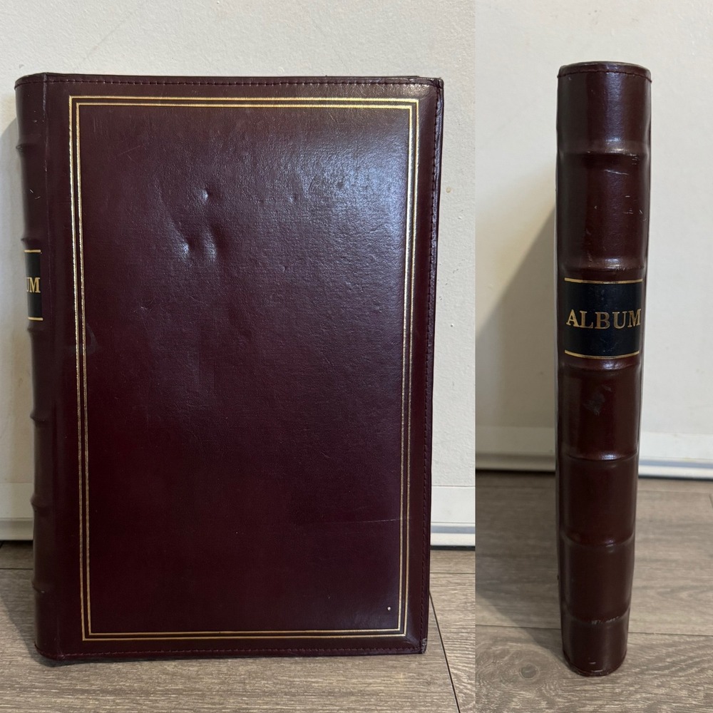 Pioneer Photo Album BTA-204S2 Burgundy Faux Leather 3-Ring‎ Binder Gold Accents
